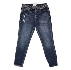 Cello Jeans High Rise Distressed Mom Skinny Jeans - Size 9